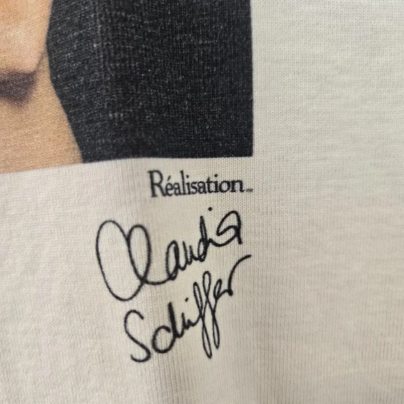 Realisation Par Claudia Schiffer y2k 90s tee size large - Picture 6 of 16